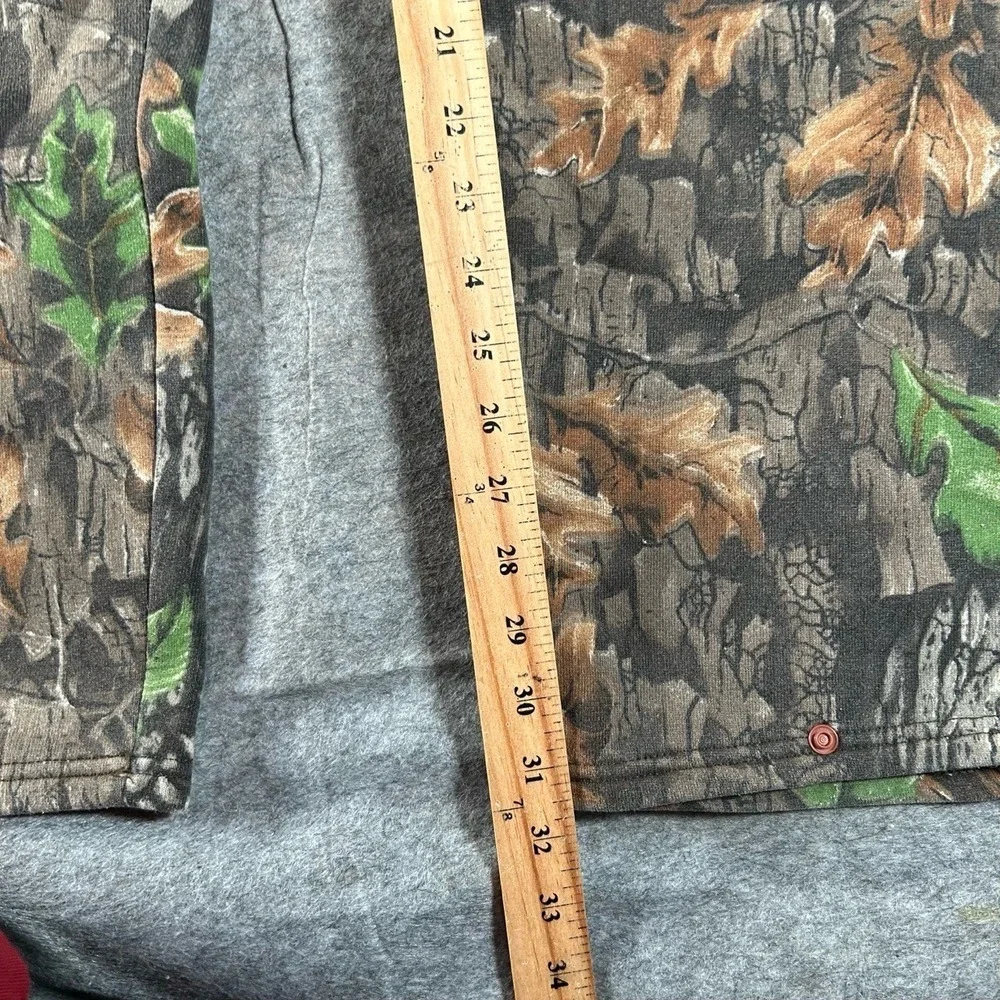 Jerzees Cargo Sweatpants Mens XL Camouflage Elastic Drawstring Outdoor Vintage